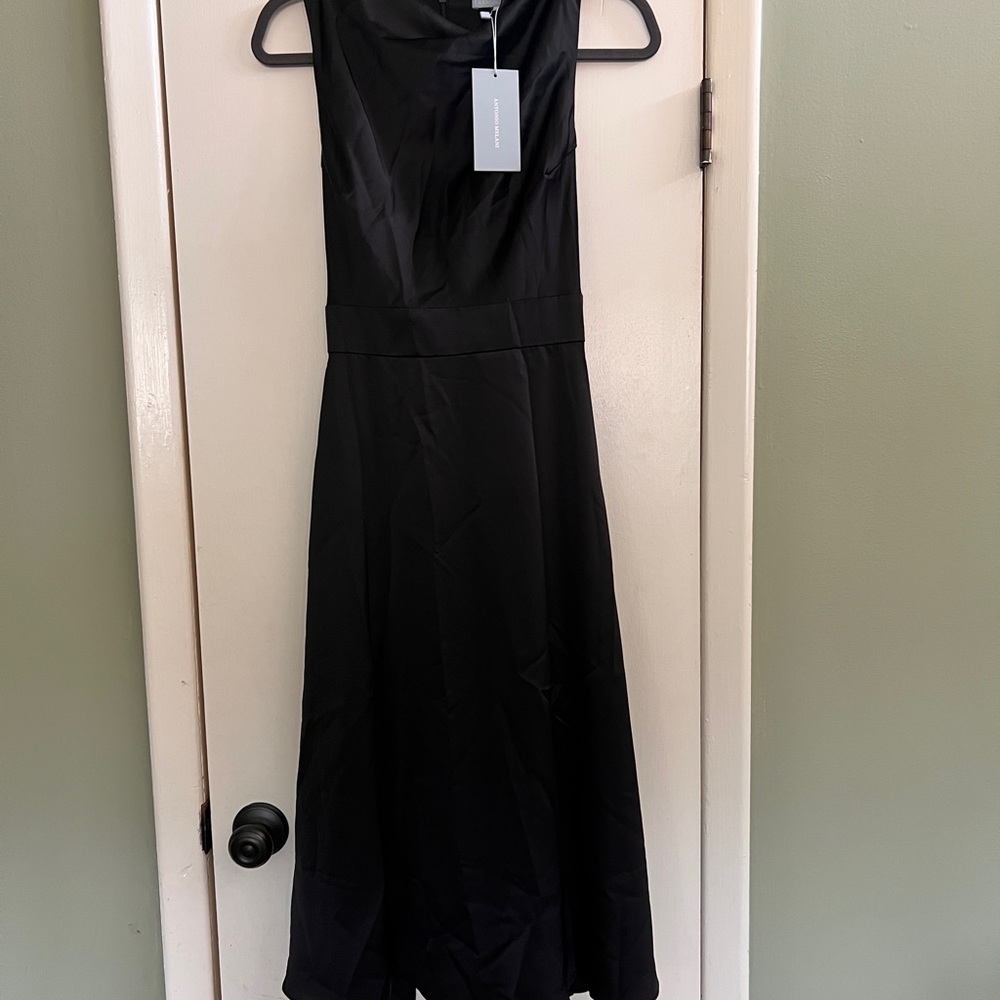 Elegant Black Sleeveless Dress